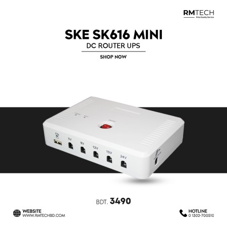 Ske Sk Mini Dc Ups For Wifi Router Price In Bangladesh Rm Tech Bd